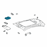 OEM 2021 Lexus ES350 Lamp Assy, Map Diagram - 81260-06071-A0