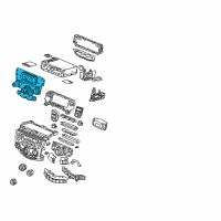 OEM Honda Base Assy., Power Diagram - 39170-SDA-L21