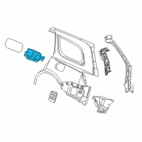 OEM Dodge Durango Housing-Fuel Filler Diagram - 68161542AJ