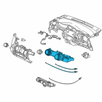 OEM 2015 Honda Fit Base, Heater Control *NH900L* (NEUTRAL BLACK) Diagram - 79560-T5R-A01ZA