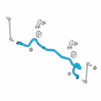 OEM 2018 Lincoln MKX Stabilizer Bar Diagram - F2GZ-5482-C