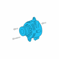OEM 2007 Dodge Ram 1500 ALTERNATR-Engine Diagram - 4801251AE