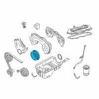 OEM Nissan Xterra Pulley-Crankshaft Diagram - 12303-4S100