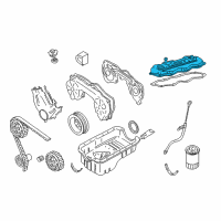 OEM Nissan Frontier Cover-Valve Rocker Diagram - 13264-4S102