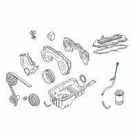 OEM 2001 Nissan Xterra Gauge-Oil Level Diagram - 11140-4S100