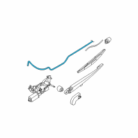 OEM 2009 Nissan Xterra Hose-Washer Diagram - 28975-EA001