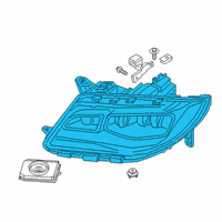 OEM 2019 Ford Fusion Composite Assembly Diagram - HP5Z-13008-R