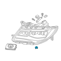 OEM 2019 Lincoln MKZ Adjuster Diagram - HP5Z-13N020-A