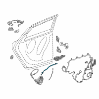 OEM Chevrolet Impala Lock Cable Diagram - 22744528