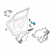 OEM 2019 Chevrolet Impala Door Check Diagram - 84075361