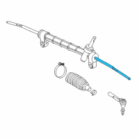 OEM Chevrolet Malibu Inner Tie Rod Diagram - 15944072