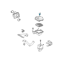 OEM Lexus ES350 Mass Air Flow Sensor Diagram - 222040P010