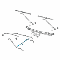 OEM 2020 Jeep Gladiator Hose-Windshield Washer Diagram - 68365057AC