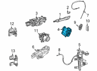 OEM Jeep Grand Cherokee L FRONT DOOR Diagram - 68526612AC