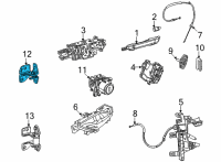 OEM Jeep Grand Wagoneer Door Diagram - 68544487AA