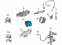 OEM 2021 Jeep Grand Cherokee L Cylinder-Door Lock Assembly Diagram - 68519239AA
