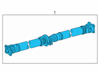 OEM Toyota RAV4 Drive Shaft Diagram - 37100-42090