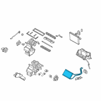 OEM 2016 Hyundai Genesis Coupe Core Assembly-Heater Diagram - 97138-2M300