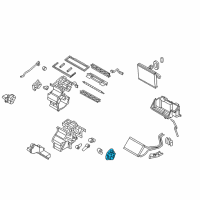 OEM 2012 Hyundai Genesis Coupe Actuator Assembly Diagram - 97154-2M000