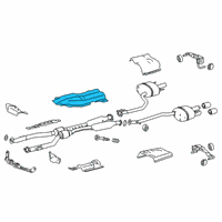 OEM 2016 Lexus GS350 INSULATOR, Front Floor Diagram - 58151-30201