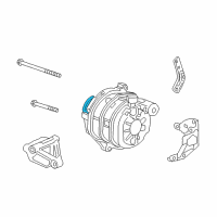 OEM 2022 Honda HR-V Pulley Diagram - 31141-R1A-A01