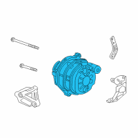 OEM 2022 Honda HR-V Alternator Assembly (Ahga115) (Mitsubishi) Diagram - 31100-5FK-T01