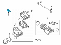 OEM 2020 Cadillac XT5 Air Mass Sensor Diagram - 55505735