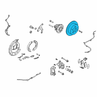 OEM Kia Forte Disc Assembly-Rear Brake Diagram - 584112K300