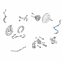 OEM 2012 Kia Forte Cable Assembly-Parking Brake Diagram - 597701M300