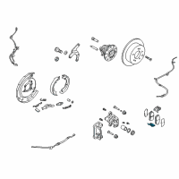 OEM 2014 Hyundai Veloster Pad Liner Diagram - 58246-1G300