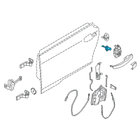 OEM 2016 BMW i3 Code Lock Left Diagram - 51-21-7-393-287