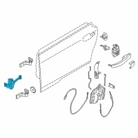 OEM BMW i3 Door Brake, Front Left Diagram - 51-21-7-400-137