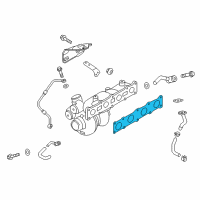 OEM 2012 Hyundai Genesis Coupe Gasket-Exhaust Manifold Diagram - 28521-2C600