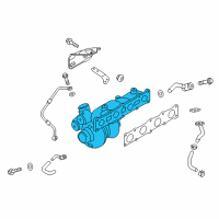 OEM Hyundai Genesis Coupe TURBOCHARGER Diagram - 28231-2C600