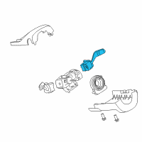 OEM 2020 Ford EcoSport Wiper Switch Diagram - GN1Z-17A553-A