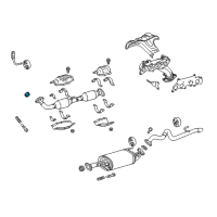 OEM Toyota 4Runner Front Pipe Gasket Diagram - 17451-74040