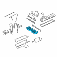 OEM 1993 Ford E-350 Econoline Intake Manifold Diagram - E7TZ9424D