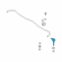 OEM Nissan Sentra Rod Assy-Connecting, Stabilizer Diagram - 54618-4Z000