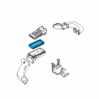 OEM 1994 Ford Bronco Filter Diagram - E7TZ-9601-B