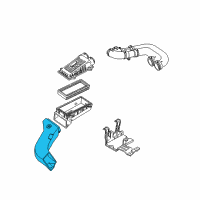 OEM 1990 Ford E-350 Econoline Air Hose Diagram - E7UZ9A675A