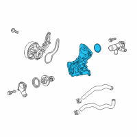 OEM Honda Fit Passage, Water Diagram - 19410-5R0-010