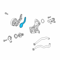 OEM 2017 Honda Fit Gasket, Water Pump Diagram - 19222-5R0-003