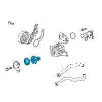 OEM 2017 Honda Fit Thermostat Assembly (Nippon Thermostat) Diagram - 06193-5R0-000