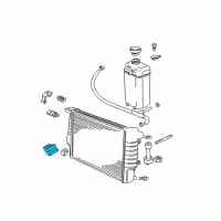 OEM 1995 BMW 750iL Bracket, Right Diagram - 17-11-1-737-707