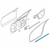 OEM 2022 Nissan Altima Seal-Front Door PARTING RH Diagram - 80838-6CA0C