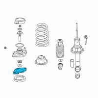 OEM 2014 Honda CR-V Seat Spring Mt Rear Diagram - 52691-T0A-A01