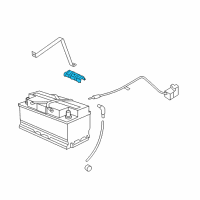 OEM BMW 740Ld xDrive Battery Carriers Diagram - 61217578828