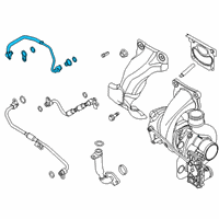 OEM 2022 Ford Bronco Sport Oil Feed Tube Diagram - K2GZ-6K679-C