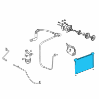 OEM Cadillac Condenser Asm-A/C Diagram - 20913751