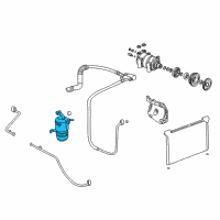 OEM 2004 Cadillac Escalade ESV Drier Diagram - 19130064